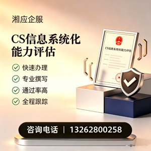 黑龙江CS信息系统化能力评估申报服务